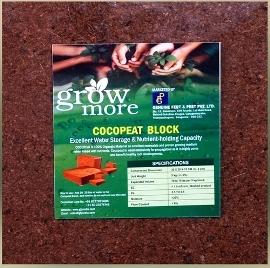 Golden Brown Cocopeat Low Ec Block