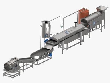 Fully Automatic Pallet Frying Line Capacity: 200-1000 Kgs/Hr Kilogram(Kg)