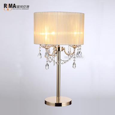 Antique Brass Rm8124 French Gold Bedside Table Light