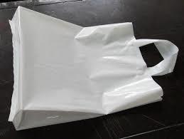 White Low Density Plastic Bag