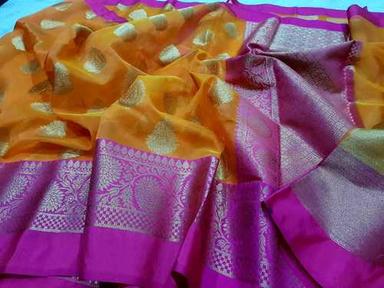 Pink Ladies Banarasi Silk Sarees 