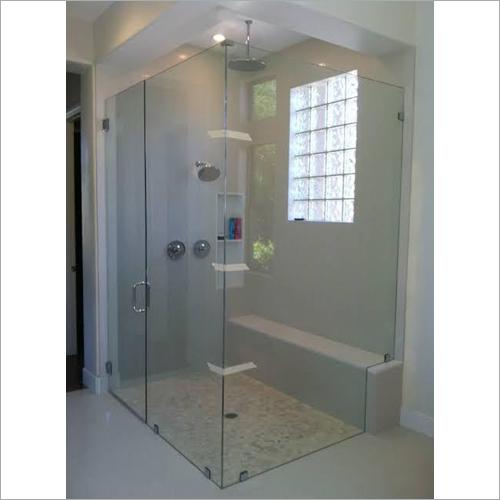 Solid Bathroom Shower Glass Partition at Best Price in Karwar Decor