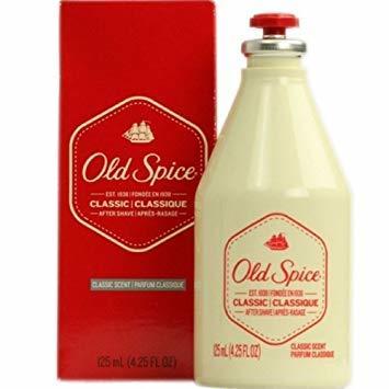 Old Spice After Shave Lotion Application: Personal Use