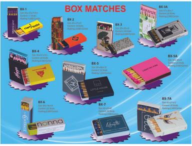 Cardboard Safety Matches Box