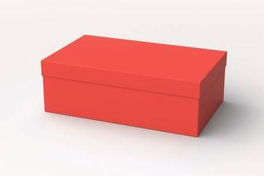 Rectangular Red Shoe Box