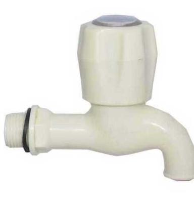 White Plastic Bib Cock