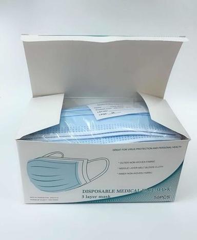 Blue Disposable Surgical Face Mask