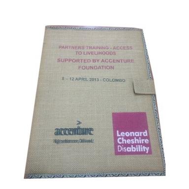 Printed Jute File Office Folders