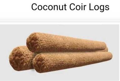 Light Brown Round Coco Coir Logs
