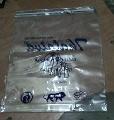 Transparent Pvc Printed Zipper Bag