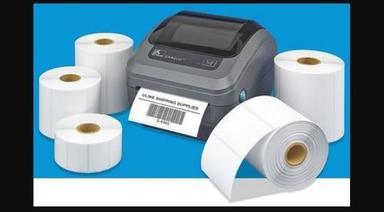 White Plain Thermal Paper Labels