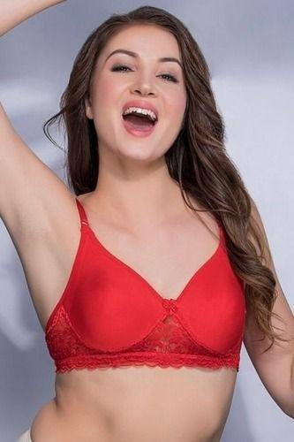 Red Flair Non Wired Full Coverage Spacer Cup T-Shirt Bra at Best