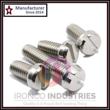 Polished Slotted Cheese Head Machine Screws