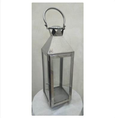 Silver Bohemian Iron Hanging Lantern