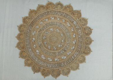 Hand Woven Jute Natural Braided Rug