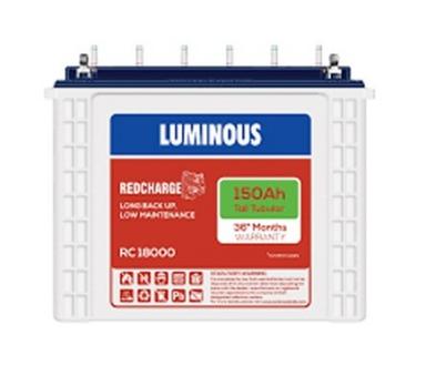Luminous Tubular Batteries Rc 18000 Battery Capacity: <150Ah