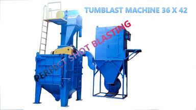 Blue & Green Tumblast 36 X 42 Type Shot Blasting Machine
