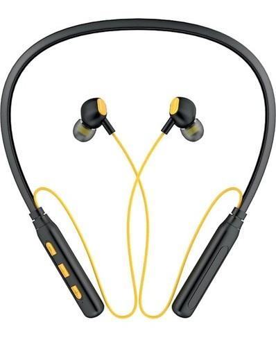 Hand Free Mobile Phone Use Bluetooth Headphones With Black And Yellow  Colour Body Material: Plastic at Best Price in Bidhuna