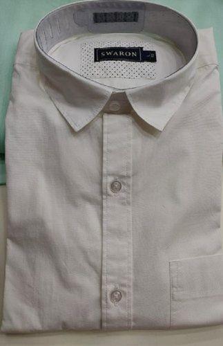 Men's Formal Wear Comfortable And Breathable Cotton White Shirt