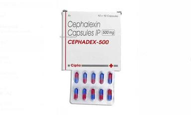 Cipla Cephadex-500 Cephalexin Capsules Ip 500Mg, 10X10 Blister Pack Grade: Medicine