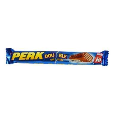 Brown Cadbury Perk Double Chocolate