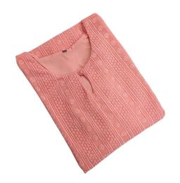 Peach Color Extra Large Chikan Kurti
