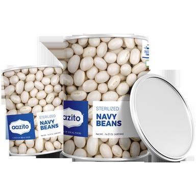 Ready To Cook Sterilized Canned Navy Beans Shelf Life: 24 Months