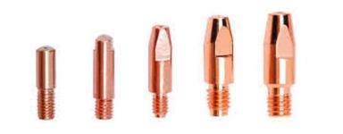 Mirror Finish Copper Mig Tip For Mig Welding Torch Gun