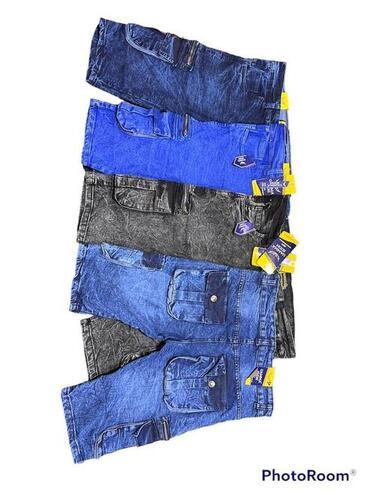 Denim Cargo Short Pants For Mens