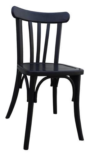 Sheesham Wood Black Finish Chair No Assembly Required