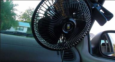 White 3 Blade Fans For Four Wheeler Vehicles