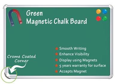 Rectangular Green Magnetic Chalk Board