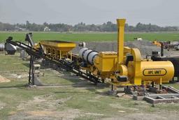 Asphalt Drum Mix Plant - 40-120 TPH Capacity | Sturdy Build, Reduced Fuel Costs, Customised Options, Containerised Export Capability, Comprehensive Service & Spares Backup