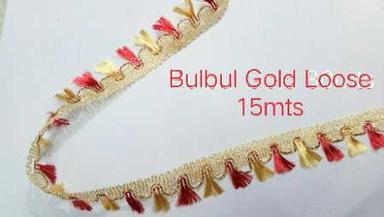 All 15 Mtr Bulbul Gold Loose Fancy Zalar Lace