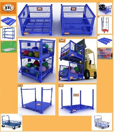 Blue Free Standing Pallet Rack G+1, G+2, G+3, G+4