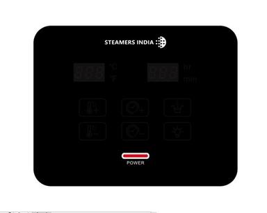 Grey Steam Bath With Digital Touch Controller