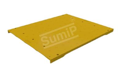 Yellow Square Shape Lightweight Frp Trench Cover For Human Walking