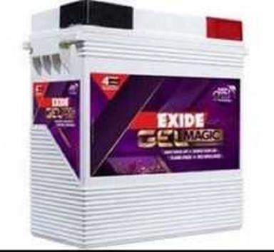 White Color Exide Gel Battery Warranty: 1 Year
