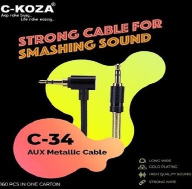 PVC USB Male Audio Adapter Aux Cable at Rs 16/piece in New Delhi