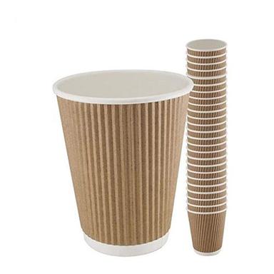 Eco Friendly Disposable And Light Weight Plain Brown Paper Cups For Events