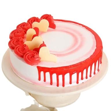 Delicious Taste Round Red Velvet Cake Pack Size: Boxes