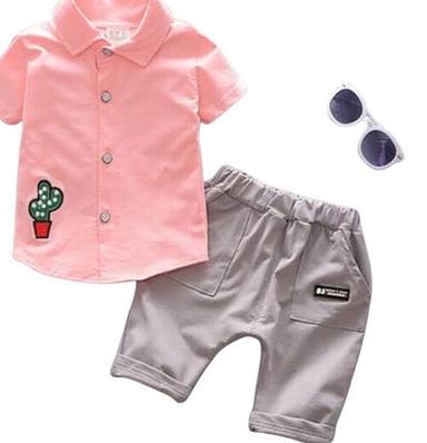 Boys Shirt And Cargo Short Pants
