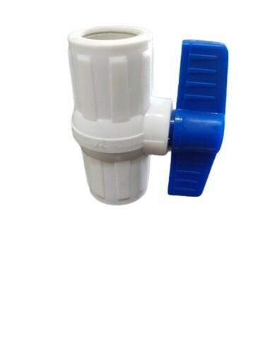 White And Blue Pvc Ball Valve