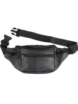 Leather Size Adjustable Waist Bag