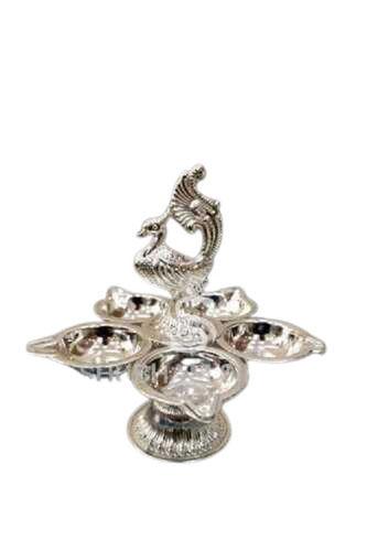 Durable Shiny Polished Finish Silver Pooja Articles For Religious