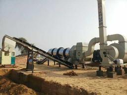 Asphalt Drum Mix Plant - Metal, Standard Size, Color Coated | Automatic PLC Control, 50-90 TPH Asphalt Mixers