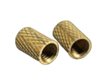 Polished Finish Round Female Connection Brass Moulding Inserts For Industrial