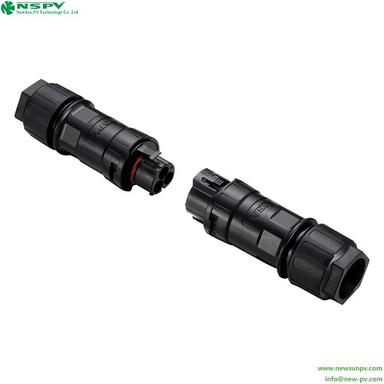 Tuv Certified Solar Ac Power 3 Pin Connectors Conductor Material: Copper