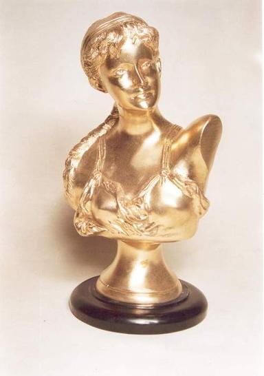 Polished Brass Figurine Height: 36  Centimeter (Cm)