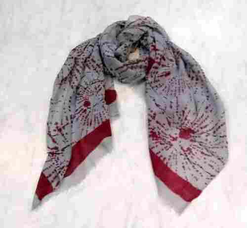 Wool Abstract Print Scarves Supplier